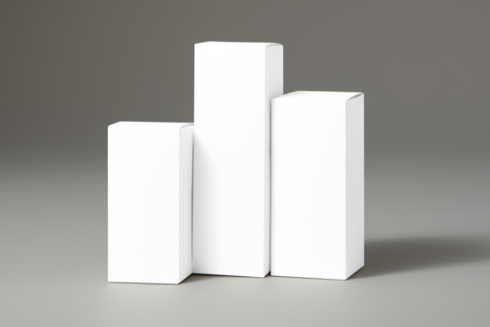 Skincare box png mockup, transparent design