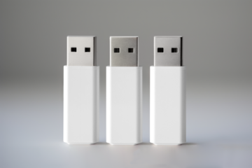 Usb drive png, transprent mockup