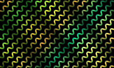 yellow and green line wave abstract diagonal stripes design wallpaper background. artistic lines pattern.