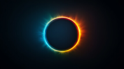 Solar Halo   A ring of light around the Sun, formed by light refracting through ice crystals