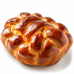 Brioche isolated white background