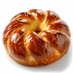 Brioche isolated white background