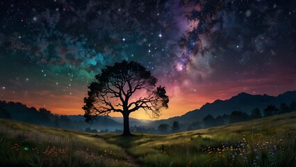 Fototapeta premium 幻想的な風景