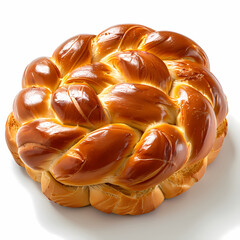 Brioche isolated white background