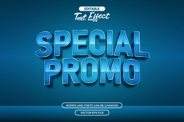 Special promo editable text effect