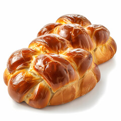 Brioche isolated white background