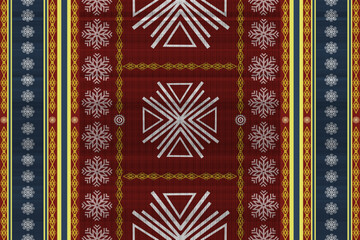 Navajo tribal Boho seamless pattern vector. Native American ornament. Ethnic South Western decor style. ornament. Good for blanket, rug. Cloths,carpet , curtain,background and wallpaper. 
