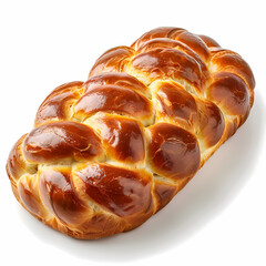 Brioche isolated white background