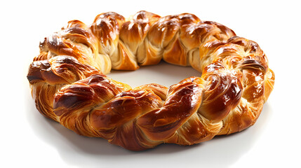 Pain Couronne isolated white background