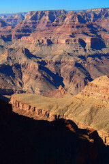 Hazy Sky Day At The Grand Canyon Arizona