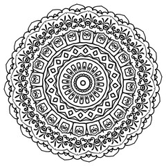 Mandala Coloring Pages for Creative Expression and Art Therapy