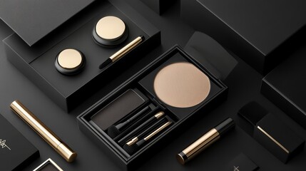 Elegant makeup set packaging
