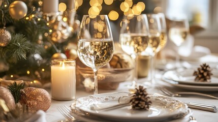 Christmas Table Setting