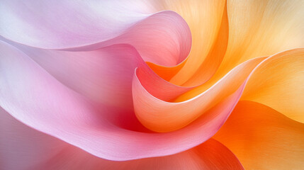 A delicate swirl of pastel colors representing the beauty of nature and floral elements in a soft, abstract composition.