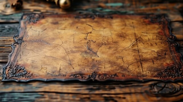 Timeless Elegance: A Blank Vintage Invitation Card