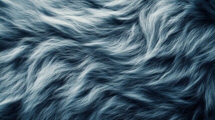 Fototapeta premium Textured blue fur pattern, suitable for backgrounds or design.