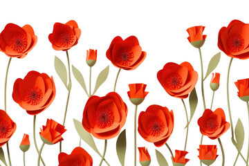 Fototapeta premium PNG Poppy flower petal plant.