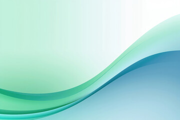 PNG gradient green wave, transparent background