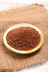 Assorted different types of beans and cereals grains. Set of indispensable sources of protein for a healthy lifestyle. Everyday use at Indian households.