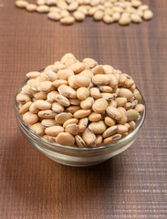 Assorted different types of beans and cereals grains. Set of indispensable sources of protein for a healthy lifestyle. Everyday use at Indian households.