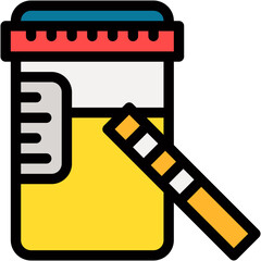 Urine, Dark Urine, Urine Test, Urine Sample, Lab Icon