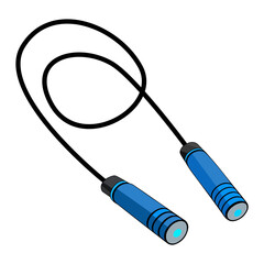 Jump Rope for Kids with Blue Handles