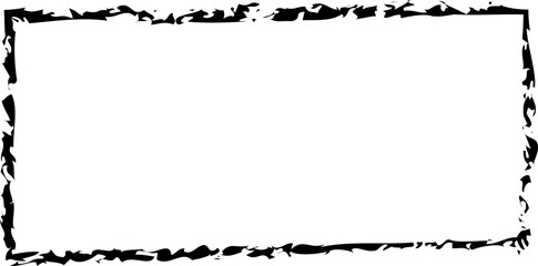 Rectangle ink empty. Text box and frames