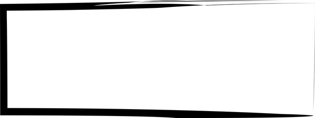 Rectangle ink empty. Text box and frames