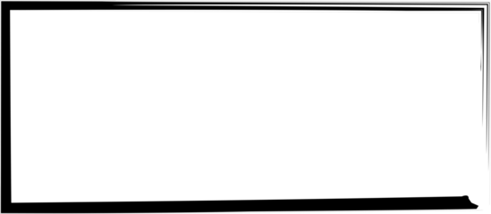 Rectangle ink empty. Text box and frames