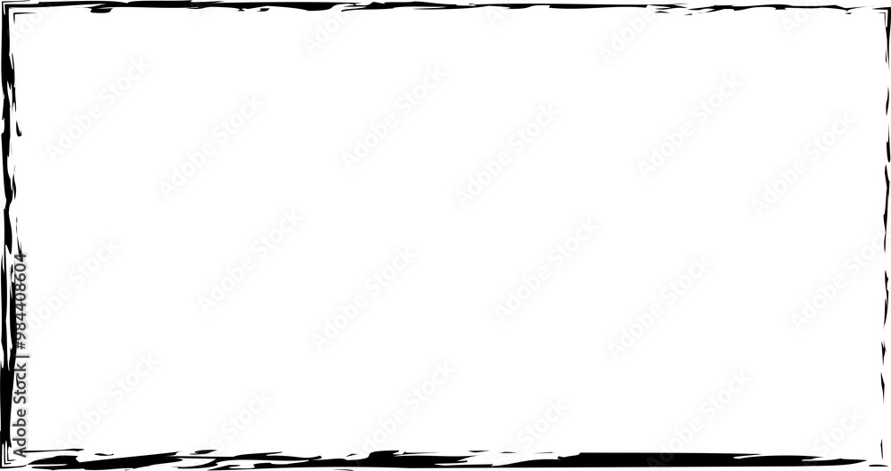 Poster rectangle ink empty. text box and frames