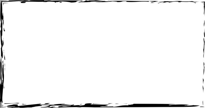 Rectangle ink empty. Text box and frames