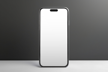 Mobile phone screen png product mockup, transparent design