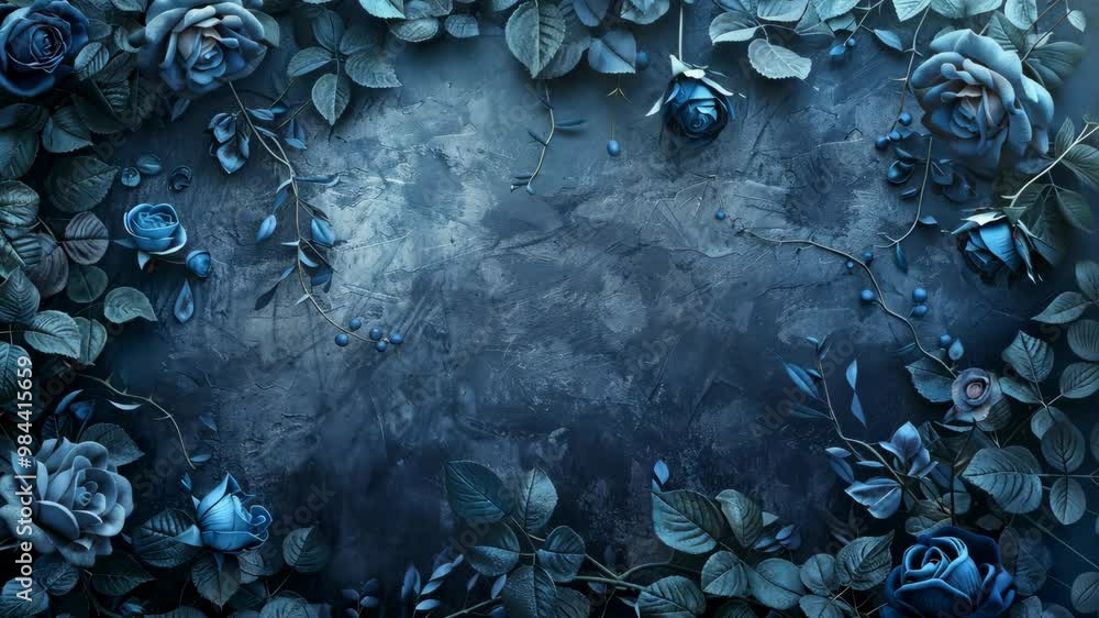 Poster exploring a tranquil forest path with muddy tracks and lush greenery on a rainy day
