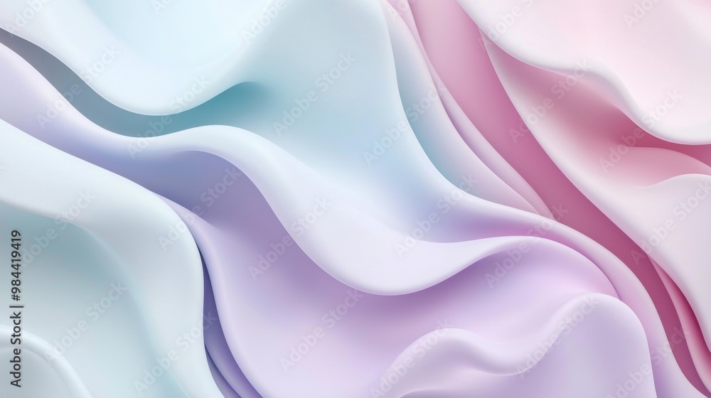 Poster Abstract background with smooth lines creating an elegant and minimalist composition, ideal for websites, presentations and digital art projects
