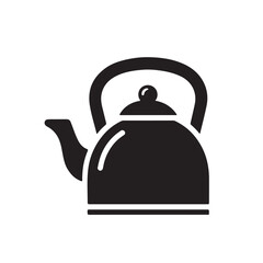 kettle silhouette , kettle icon ,vector design