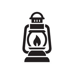 Lantern silhouette, lantern icon ,vector design © Mrio graphi