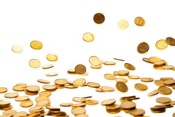 PNG Gold coins backgrounds money white background.