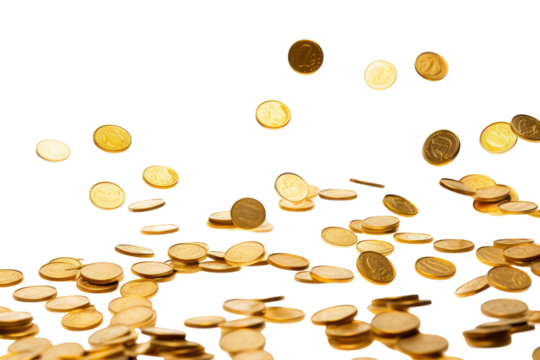PNG Gold coins backgrounds money white background.
