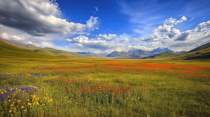 Obraz premium field of wildflowers