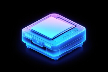 Neon Glow 3D Printer.