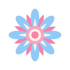 Abstract Flower Petals Illustration