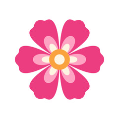 Fototapeta premium Abstract Flower Petals Illustration