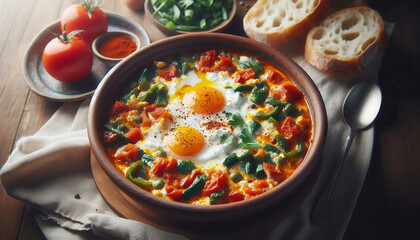 a delicious dish; menemen