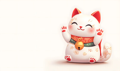 Japanese-style 2D illustrator doodle cartoon for floor tiles and wallpaper