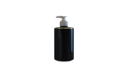 cosmetic spray bottle isolated background