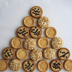 Photo A Delicious Crunchy Biscuit Cookie Chocolate Chip HD Photo Background
