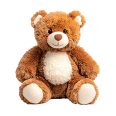Obraz premium A teddy bear, isolate on transparent background