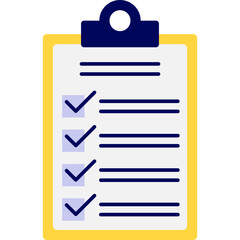Fototapeta premium Document Checklist Icon