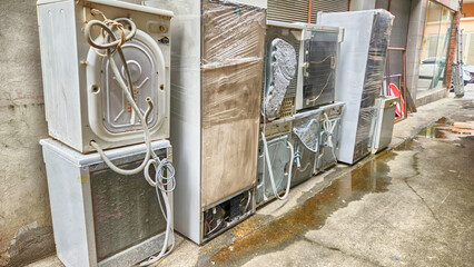 white goods washing machine, dishwasher, air conditioner and refrigerator repair service devices