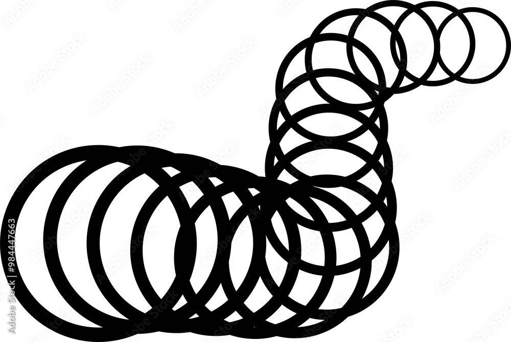 Poster circle with curve line gradient. futuristic technology concept